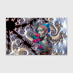 Бумага для упаковки Japanese beauty - irezumi, цвет: 3D-принт