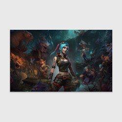 Бумага для упаковки Jinx fantasy art Arcane League of Legends, цвет: 3D-принт