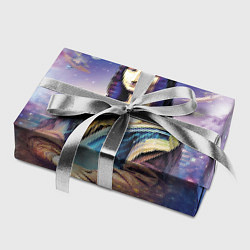 Бумага для упаковки Мона Лиза - космическая фантазия, цвет: 3D-принт — фото 2