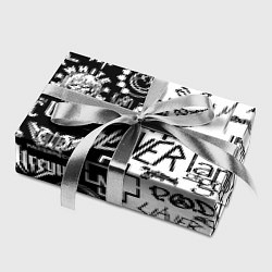 Бумага для упаковки Логотипы лучших рок групп, цвет: 3D-принт — фото 2