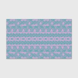 Бумага для упаковки Voilet flower pattern, цвет: 3D-принт