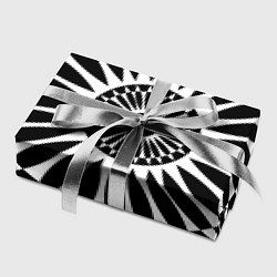 Бумага для упаковки Черно белый узор с радиусами, цвет: 3D-принт — фото 2