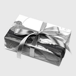 Бумага для упаковки Минималистичный пейзаж чб, цвет: 3D-принт — фото 2