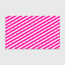 Бумага для упаковки Барби и розовые полосы, цвет: 3D-принт