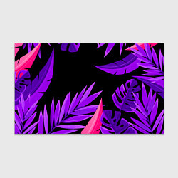 Бумага для упаковки Floral composition - neon, цвет: 3D-принт