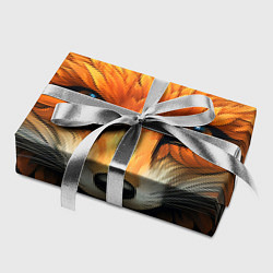 Бумага для упаковки Лис в стиле фолк-арт, цвет: 3D-принт — фото 2