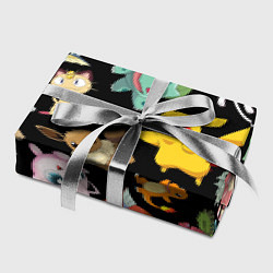 Бумага для упаковки Пикачу и другие покемоны, цвет: 3D-принт — фото 2