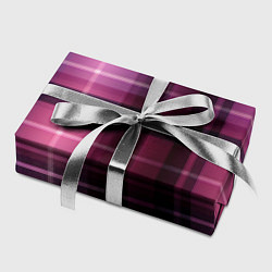 Бумага для упаковки Фиолетовая шотландская клетка, цвет: 3D-принт — фото 2