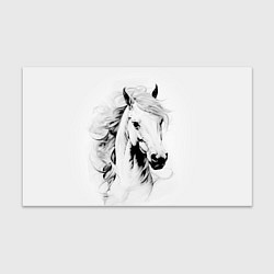 Бумага для упаковки Лошадь белая на ветру, цвет: 3D-принт
