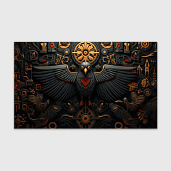 Бумага для упаковки Ворон в славянском стиле, цвет: 3D-принт