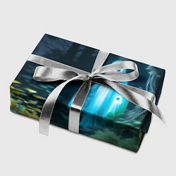 Бумага для упаковки Призрак в лесу у воды, цвет: 3D-принт — фото 2