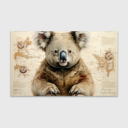 Бумага для упаковки Коала в стиле диаграмм Давинчи, цвет: 3D-принт