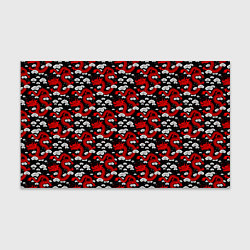 Бумага для упаковки Красный дракон на черном фоне, цвет: 3D-принт