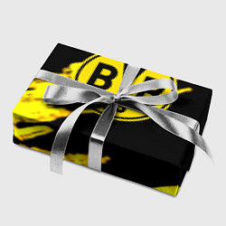 Бумага для упаковки Боруссия Дортмунд желтый спорт, цвет: 3D-принт — фото 2