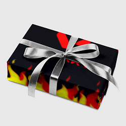 Бумага для упаковки Valorant flame texture games, цвет: 3D-принт — фото 2