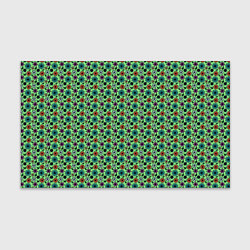 Бумага для упаковки Цветочный паттерн зелёный, цвет: 3D-принт