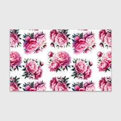 Бумага для упаковки Розовые цветы пиона, цвет: 3D-принт