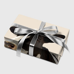 Бумага для упаковки Корова на бежевом фоне, цвет: 3D-принт — фото 2