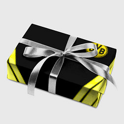 Бумага для упаковки Borussia geometry yellow, цвет: 3D-принт — фото 2
