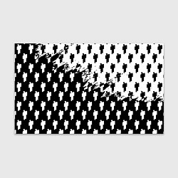 Бумага для упаковки Billie Eilish pattern black, цвет: 3D-принт