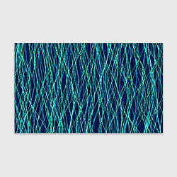 Бумага для упаковки Тёмно-синий абстрактный неоновые линии, цвет: 3D-принт