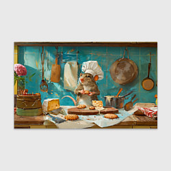 Бумага для упаковки Крыса шеф повар на кухне, цвет: 3D-принт