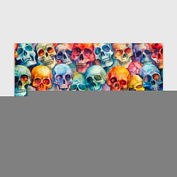 Бумага для упаковки Красочный узор с черепами, цвет: 3D-принт