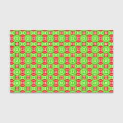 Бумага для упаковки Паттерн с красными и зелеными пуговицами, цвет: 3D-принт
