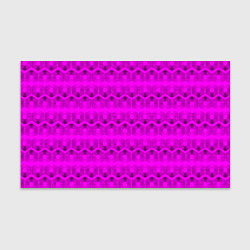 Бумага для упаковки Геометрический узор цвета фуксия, цвет: 3D-принт