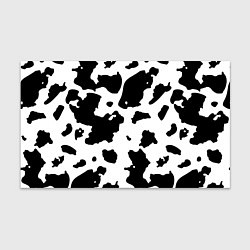 Бумага для упаковки Черно белый коровий узор, цвет: 3D-принт