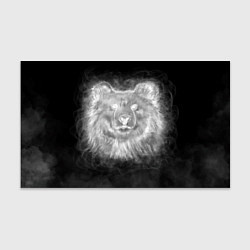 Бумага для упаковки Голова медведя из дыма, цвет: 3D-принт