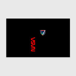 Бумага для упаковки Nasa space logo steel, цвет: 3D-принт