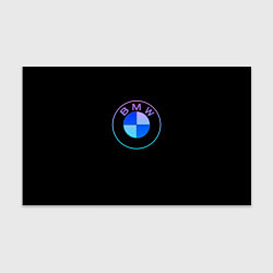 Бумага для упаковки BMW neon logo, цвет: 3D-принт