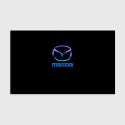 Бумага для упаковки Mazda neon logo, цвет: 3D-принт