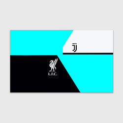 Бумага для упаковки Juventus x Liverpool geometry, цвет: 3D-принт