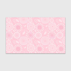Бумага для упаковки Розовый цветочный паттерн, цвет: 3D-принт