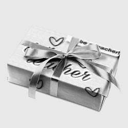 Бумага для упаковки Надпись будущий учитель, цвет: 3D-принт — фото 2