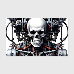 Бумага для упаковки Cyber skull - ai art, цвет: 3D-принт