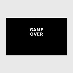 Бумага для упаковки Game over white logo, цвет: 3D-принт