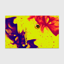 Бумага для упаковки Serious Sam flame yellow, цвет: 3D-принт
