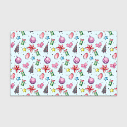 Бумага для упаковки Новогодний фон, цвет: 3D-принт