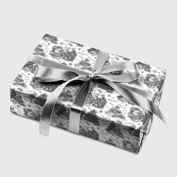 Бумага для упаковки Новогодние зверята, цвет: 3D-принт — фото 2