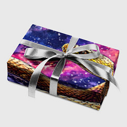 Бумага для упаковки Змея в космосе, цвет: 3D-принт — фото 2