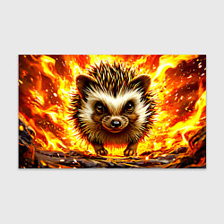 Бумага для упаковки Еж в огне, цвет: 3D-принт