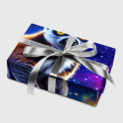 Бумага для упаковки Лемур и звездная ночь, цвет: 3D-принт — фото 2