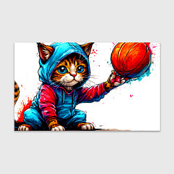 Бумага для упаковки Кот баскетболист