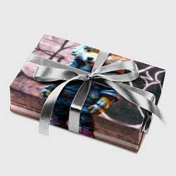 Бумага для упаковки Уличный лисёнок на своём районе, цвет: 3D-принт — фото 2