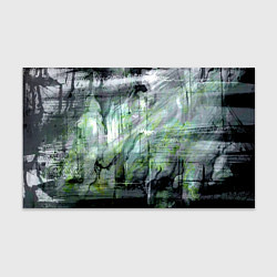 Бумага для упаковки Абстракция - grey green grunge, цвет: 3D-принт