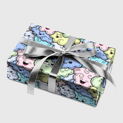 Бумага для упаковки Милые облачка мультяшные, цвет: 3D-принт — фото 2