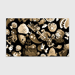 Бумага для упаковки Растения против зомби в бежевом цвете, цвет: 3D-принт